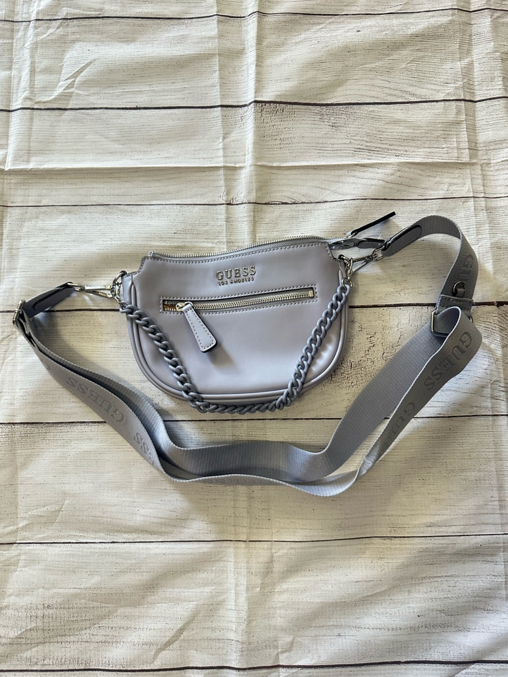 GUESS Crossbody Bag with Chain Accent